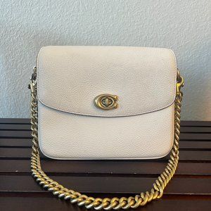 Coach Cassie Cross Body 19-Women's Designer Purse / Brass + Chalk